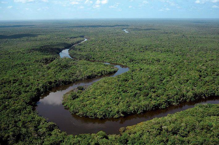 O relevo e a hidrografia da região Norte do Brasil